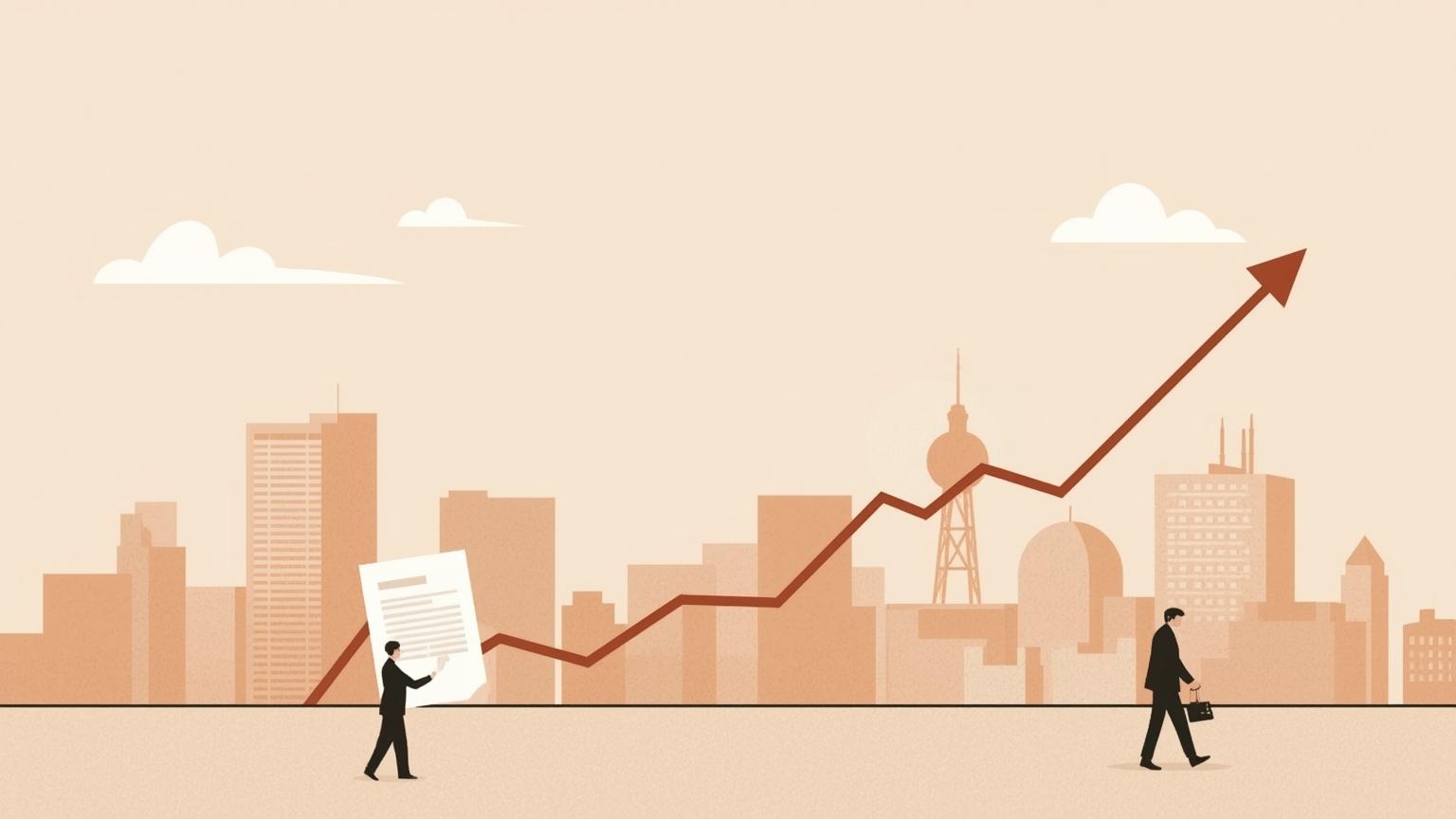 Illustration éditoriale évoquant la sécurisation de la rentabilité grâce aux clauses d’indexation pour un bail commercial