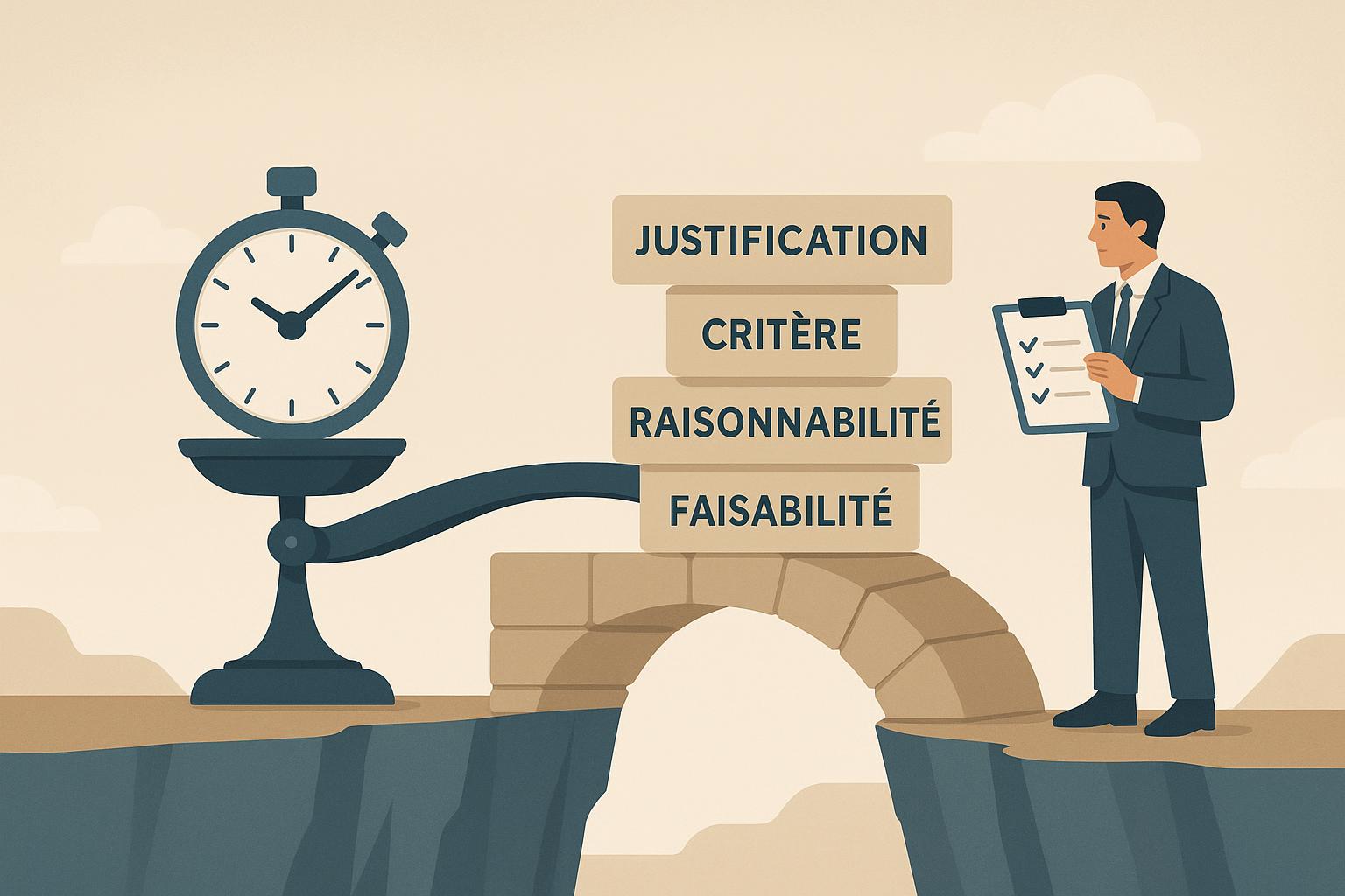 Délai de mise en demeure – Pourquoi on parle de “délai raisonnable” : les critères concrets qui le rendent défendable