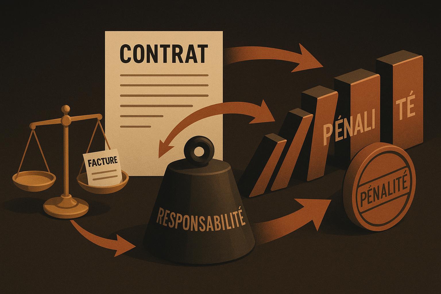 erreur contrat commercial – Responsabilité, garanties, pénalités : erreurs clauses contrat qui peuvent coûter plus que le contrat lui-même